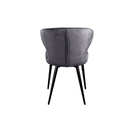 Стул Richard бархат серый