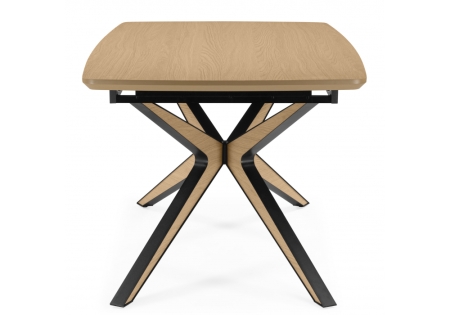 Стол деревянный Roxy 160(220)x90 светлый дуб