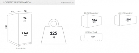 Кресло пластиковое Siesta Contract Paris темно-серый