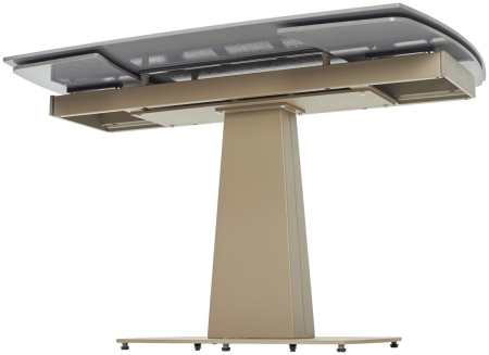 Стол BALDE 140 MATT LATTE STONE SOLID CERAMIC, TAUPE