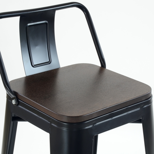 Барный стул Tolix style Wood любой цвет RAL Барный стул Tolix style Wood любой цвет RAL