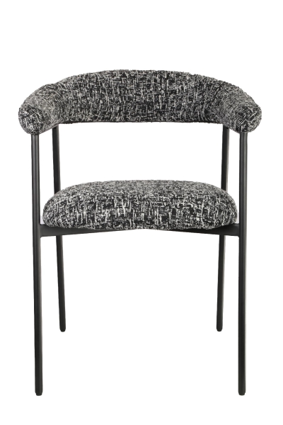 Стул обеденный Toko черно-белый