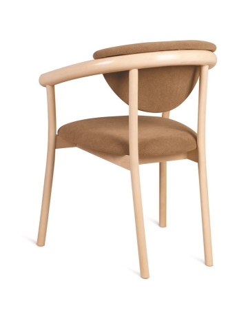 Кресло венское "Виенна" беленый дуб, коричневый М08