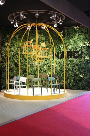 Кресло пластиковое Trill Armchair бирюзовый