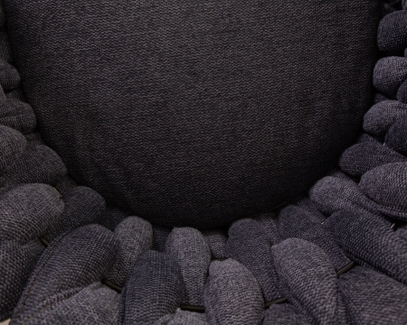 Стул барный LEON синяя ткань LAR-275-29