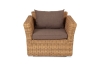 "Капучино" кресло из искусственного ротанга, соломенный