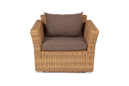 "Капучино" кресло из искусственного ротанга, соломенный