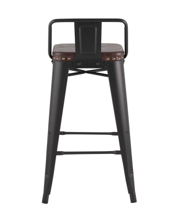 Стул полубарный TOLIX SOFT черный матовый Стул полубарный TOLIX SOFT черный матовый