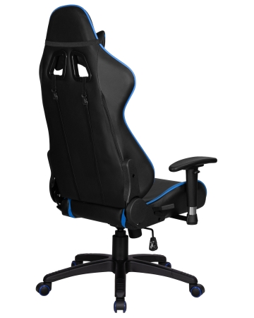 Кресло игровое BRIAN черно-синяя экокожа