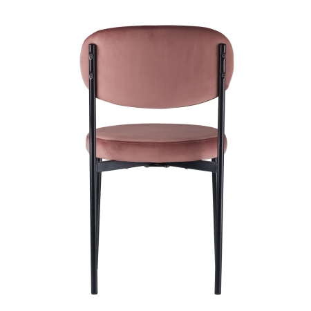 Стул Maso велюр пыльно-розовый