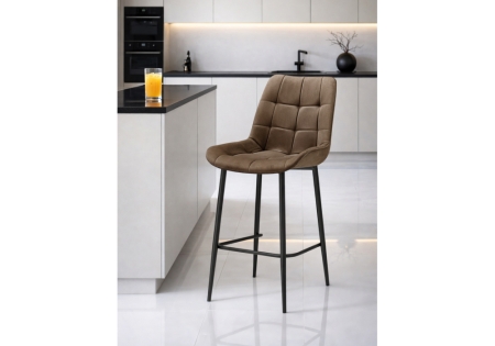 Барный стул Челси коричневый (zd 233), черный np