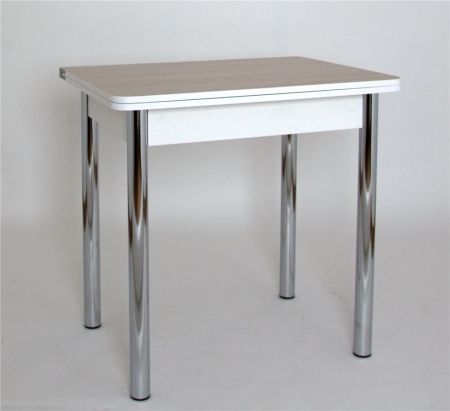 Стол обеденный ЛС-831 ЛДСП, ясень шимо светлый, ножки хром