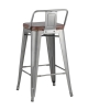 Стул полубарный TOLIX SOFT серебристый Стул полубарный TOLIX SOFT серебристый
