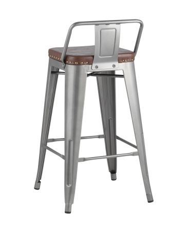 Стул полубарный TOLIX SOFT серебристый Стул полубарный TOLIX SOFT серебристый