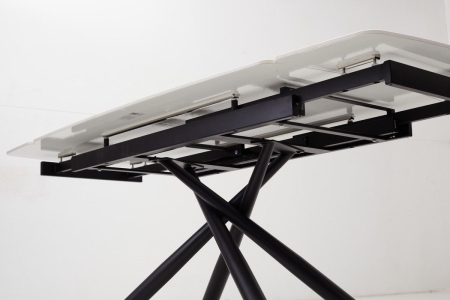 Стол RIVOLI 140 GLOSS LUXURY PANDORA SINTERED STONE, BLACK