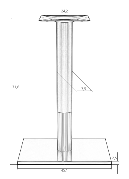 Подстолье обеденное VALENTINO Подстолье обеденное VALENTINO