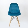 Стул Pulsante бирюзовый велюр