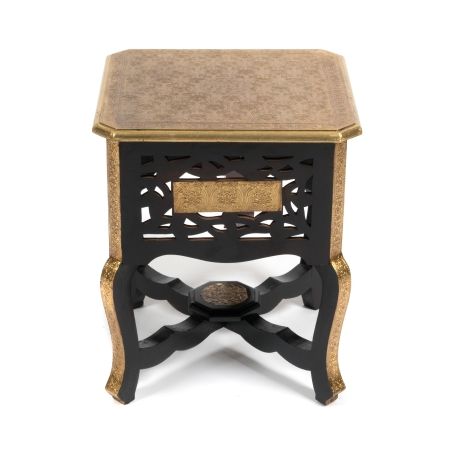 Столик Secret De Maison FUMO (ND-027) дерево манго, 38x46, этническая роспись