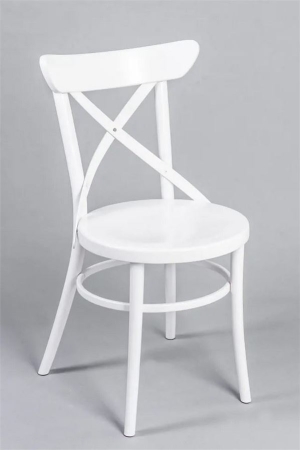 Стул венский Terra белый, жесткое сиденье