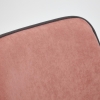 Кресло STYLE, флок, розовый