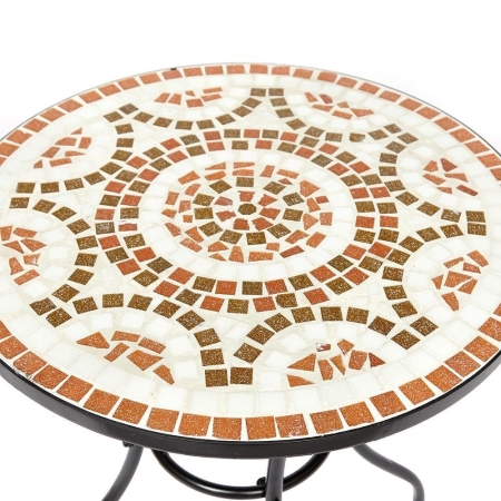 Стол Secret de Maison ROMEO (PL08-1070) металл, 60х72 см, черный, плитка "ROMANO"