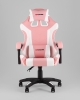 Кресло спортивное TopChairs MG-7035 розово-белый фото в интернет-магазине Stoolmarket