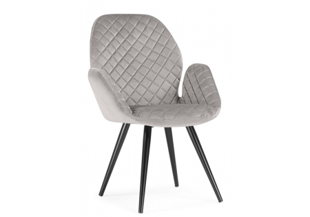 Стул Муат поворотное confetti silver, черный