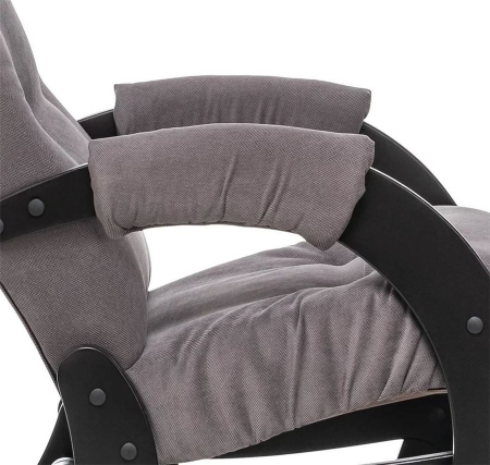 Кресло-маятник "Консул 68" венге и Verona Antrazite серый