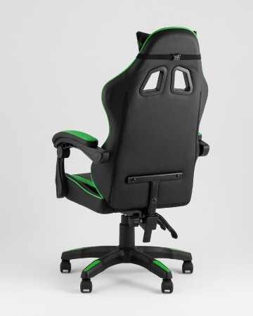 Кресло спортивное TopChairs Shadow черно-зеленый Кресло спортивное TopChairs Shadow черно-зеленый