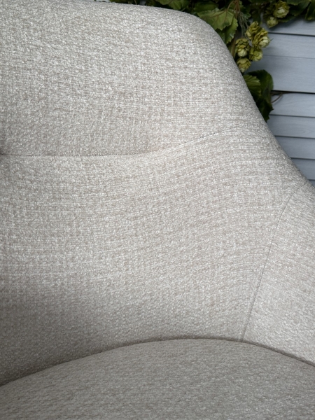 Стул STAMEN ткань DAVIS RETRO BLISS 02 светло-бежевый, черный каркас