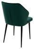 Стул SEATTLE-V зеленый #19 велюр, черный каркас