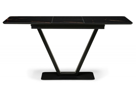 Стеклянный стол Бугун обсидиан, черный