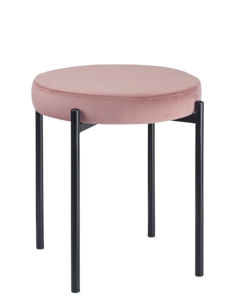 Табурет Maso велюр пыльно-розовый