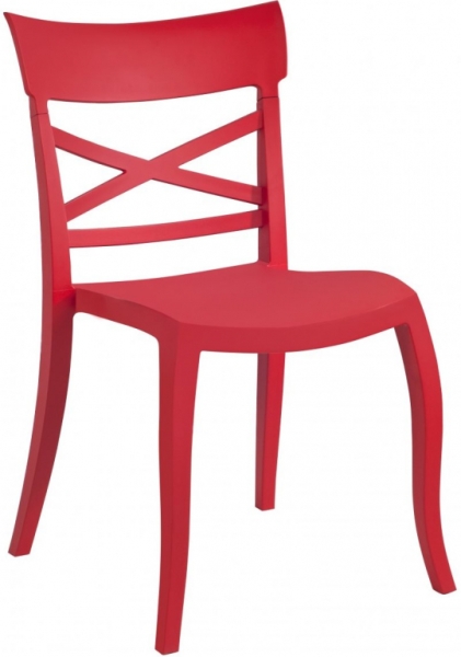 Стул пластиковый PAPATYA XSera-S красный