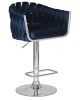 Стул барный MARCEL синий велюр MJ9-117