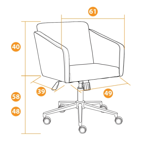 Кресло MILAN хромфлок, розовый, 137