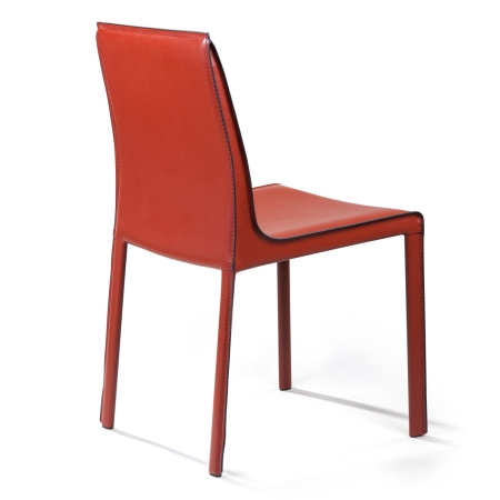 Стул Barrie кожа ретро красный Стул Barrie кожа ретро красный