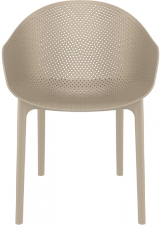 Кресло пластиковое Siesta Contract Sky бежевый