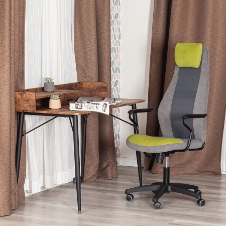 Кресло AVIATOR зеленый и серый