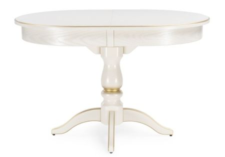 Стол деревянный Сайрус слоновая кость, золото