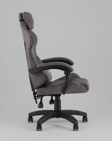 Кресло спортивное TopChairs MG-7036 ткань серый фото в интернет-магазине Stoolmarket
