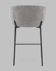 Стул полубарный Тисдейл букле серый
