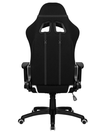 Кресло игровое DALLAS черно-белая ткань