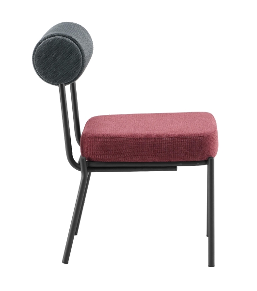 Стул обеденный Ponpoun темно-серый бордо Стул обеденный Ponpoun темно-серый бордо