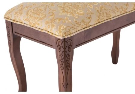 Банкетка Валентино орех, бежевый