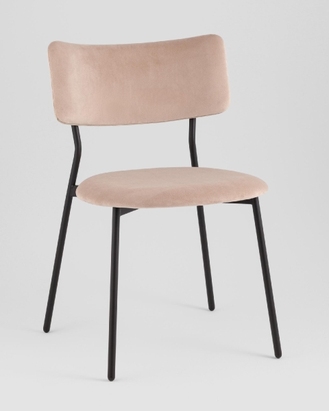 Стул Амелия велюр бежевый