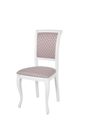 Стул Дионис белый, ткань nota cold