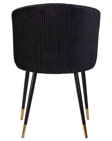 Стул обеденный MARY черный велюр 1922-21
