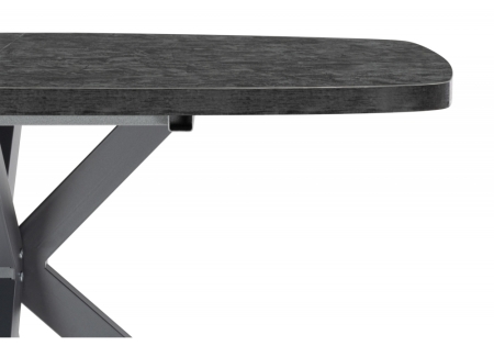 Стол деревянный Кортез 32 116(160)x77 раздвижной малави, серый