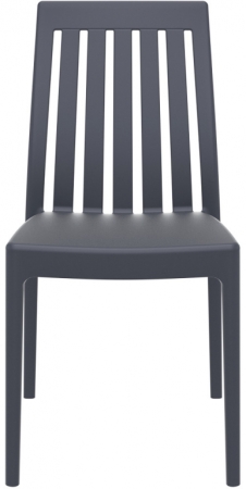 Стул пластиковый Siesta Contract Soho темно-серый